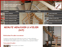 Tablet Screenshot of escalier-bois-metallique-rennes.com